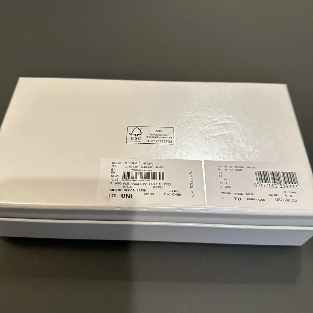 Emporio Armani All-over Eagle Wallet